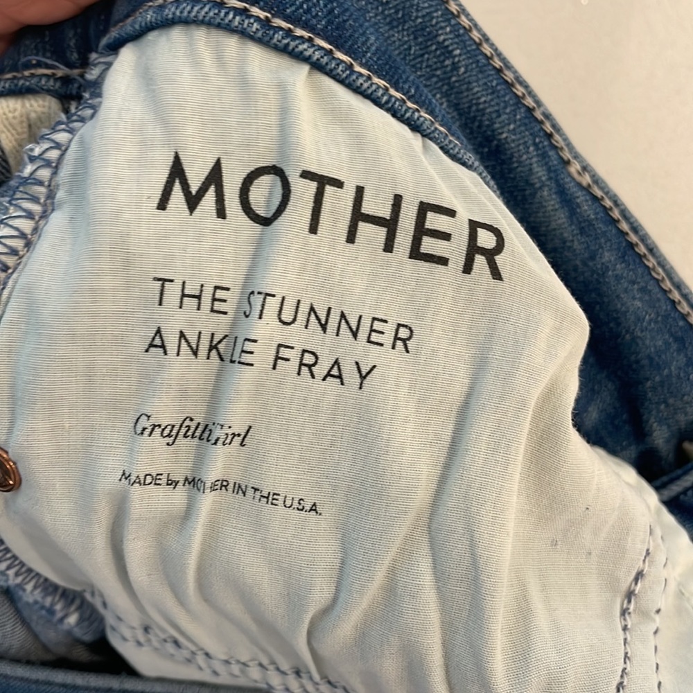 MOTHER Stunner Ankle Fray Size 30 - Picture 6 of 8